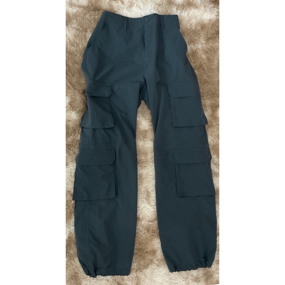 Love Tree Y2K Cargo Pants Dark Gray Baggy Gorpcore Utility Parachute Medium